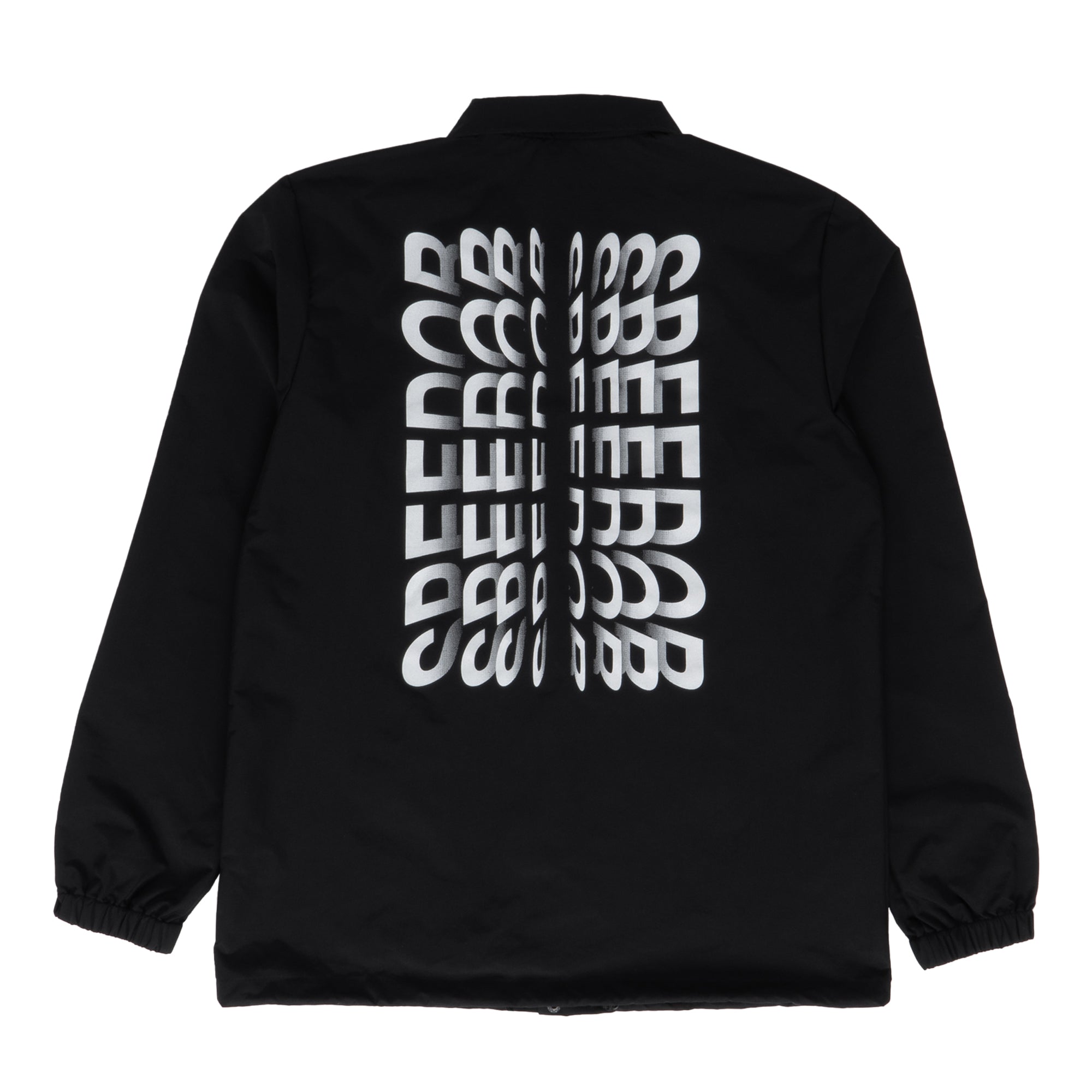 SPEEDQB "MIRROR" WINDBREAKER JACKET - BLACK