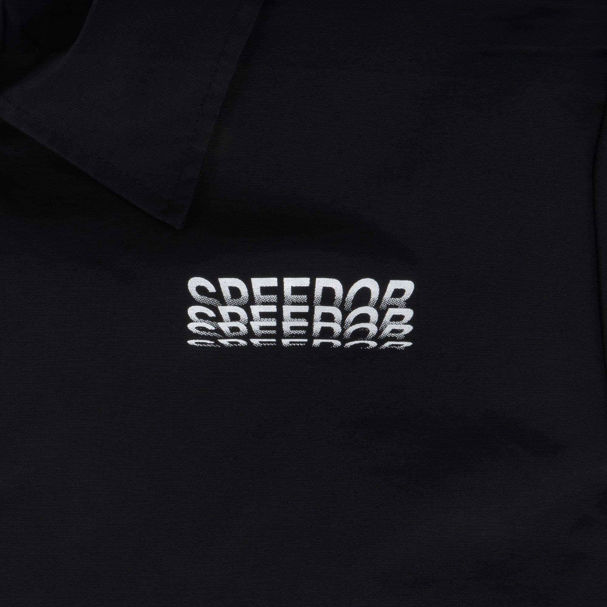 SPEEDQB "MIRROR" WINDBREAKER JACKET - BLACK