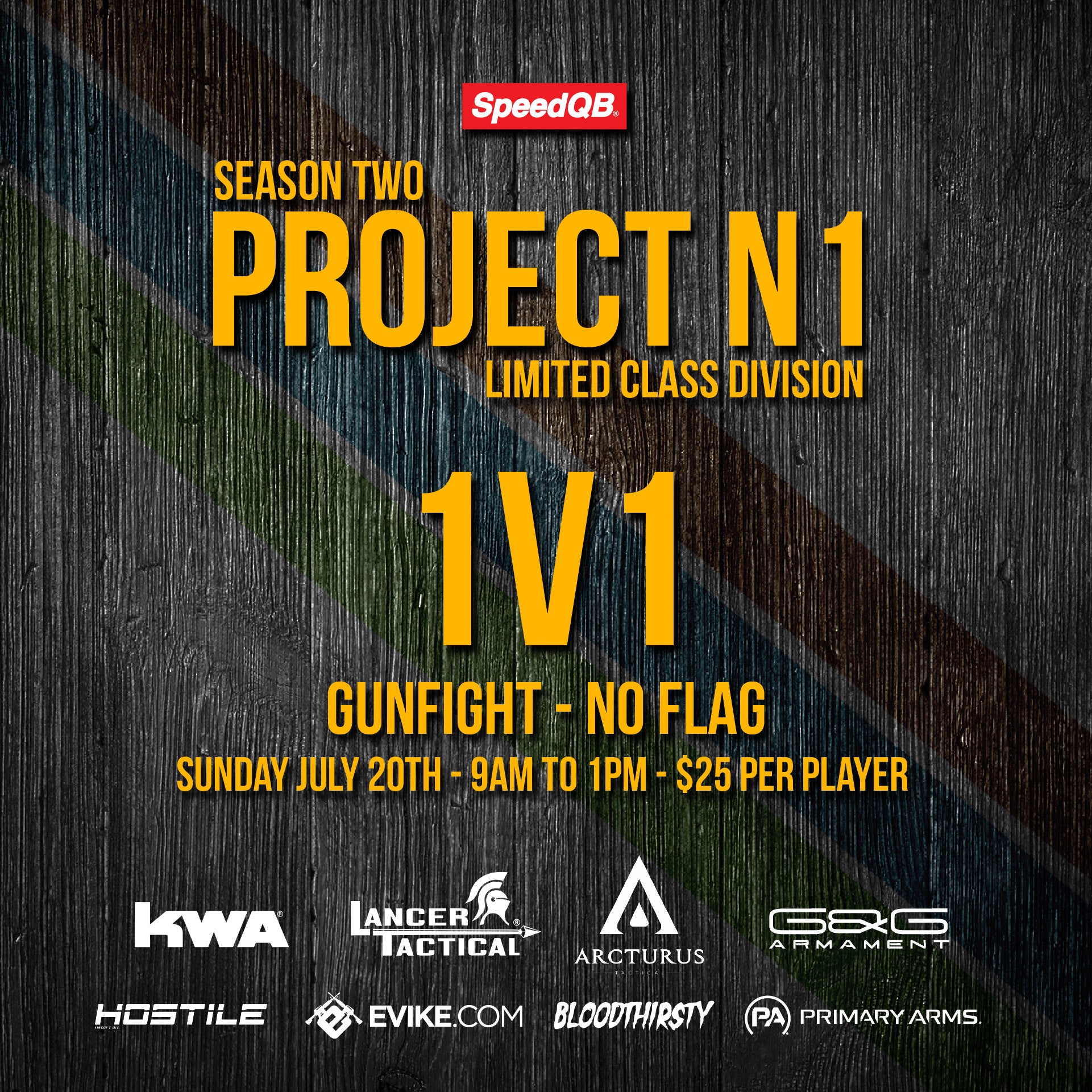 JULY 20 - SPEEDQB LIMITED EVENT 1 - PROJECT N1 - COMPLETED