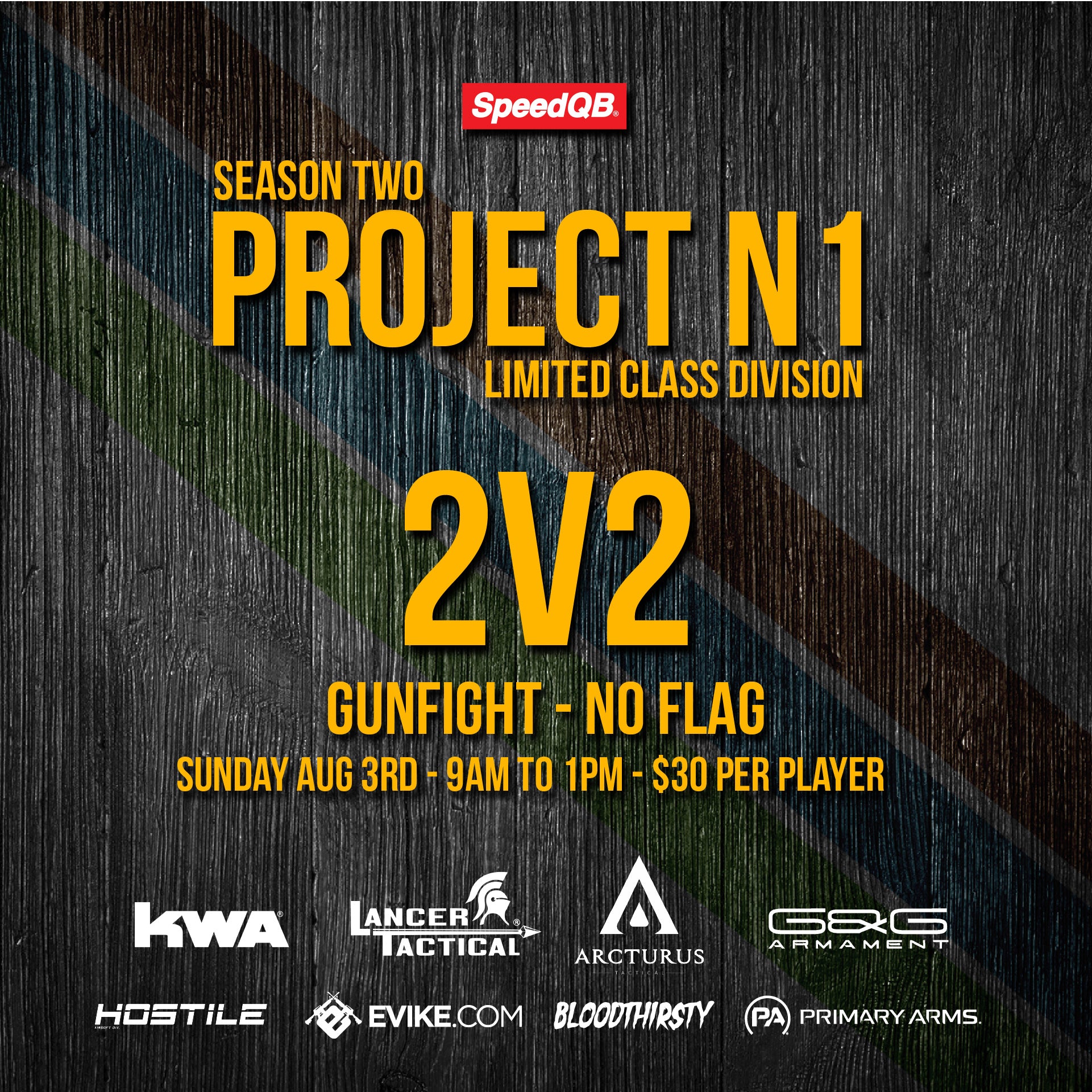 AUG 3 - SPEEDQB LIMITED EVENT 2 - PROJECT N1