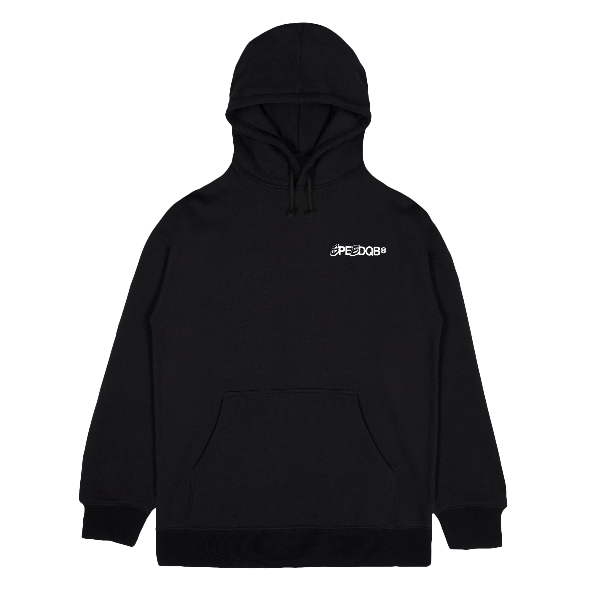 SPEEDQB WORLDWIDE V2 HOODIE - BLACK/WHITE