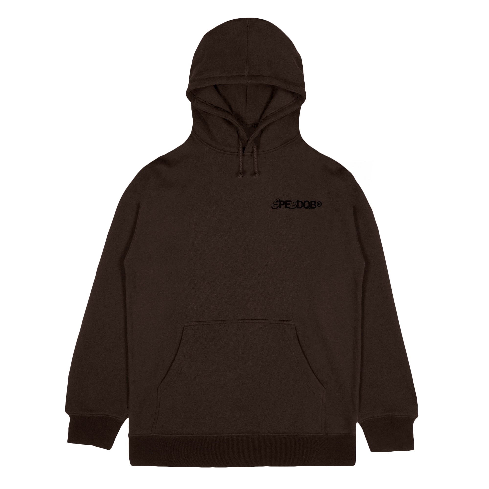 SPEEDQB WORLDWIDE V2 HOODIE - BROWN/BLACK