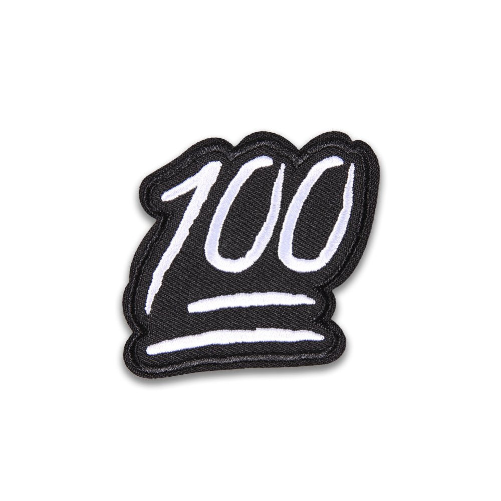 100 PATCH - WHITE