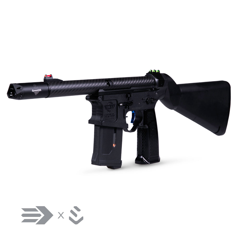 AirTac x SpeedQB ALU CRBN Upper (Tracer Bundle) - GLOSS BLACK