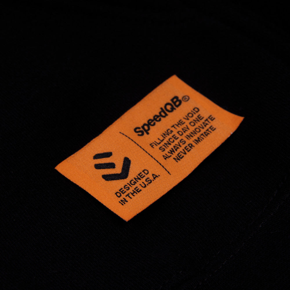 SPEEDQB WORLDWIDE HOODIE - BLACK/ORANGE