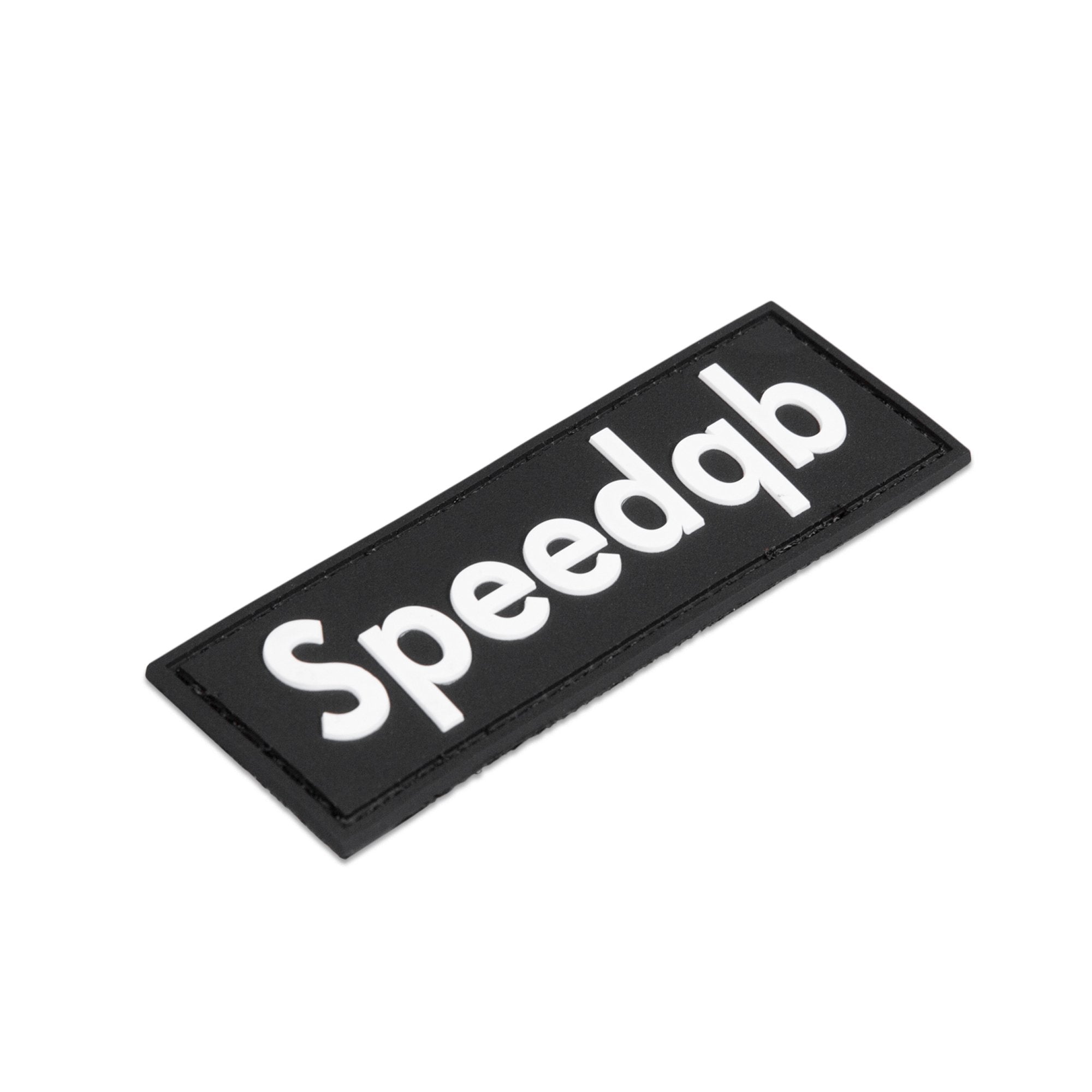 SPEEDQB BOX LOGO PVC PATCH - BLACK