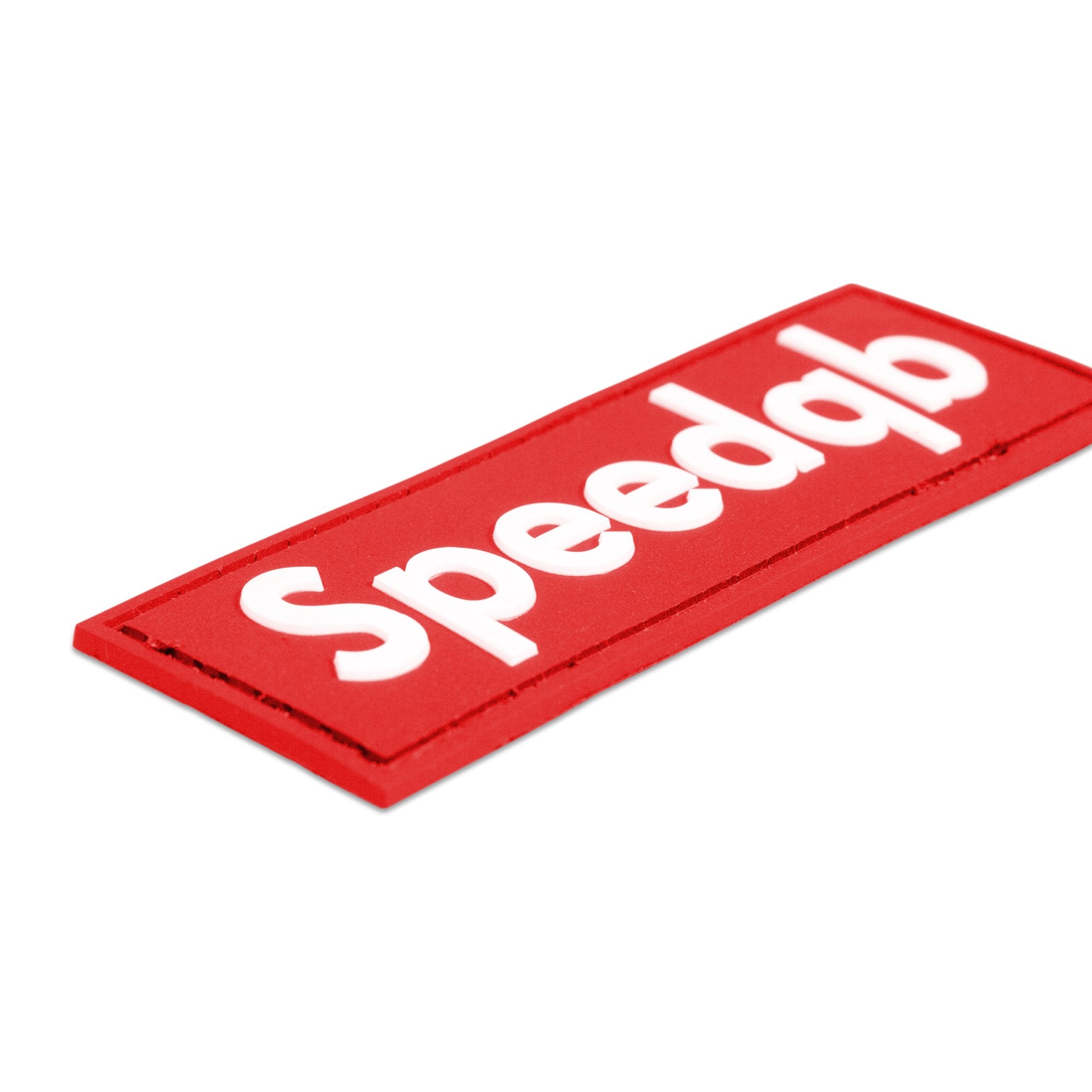 SPEEDQB BOX LOGO PVC PATCH - RED
