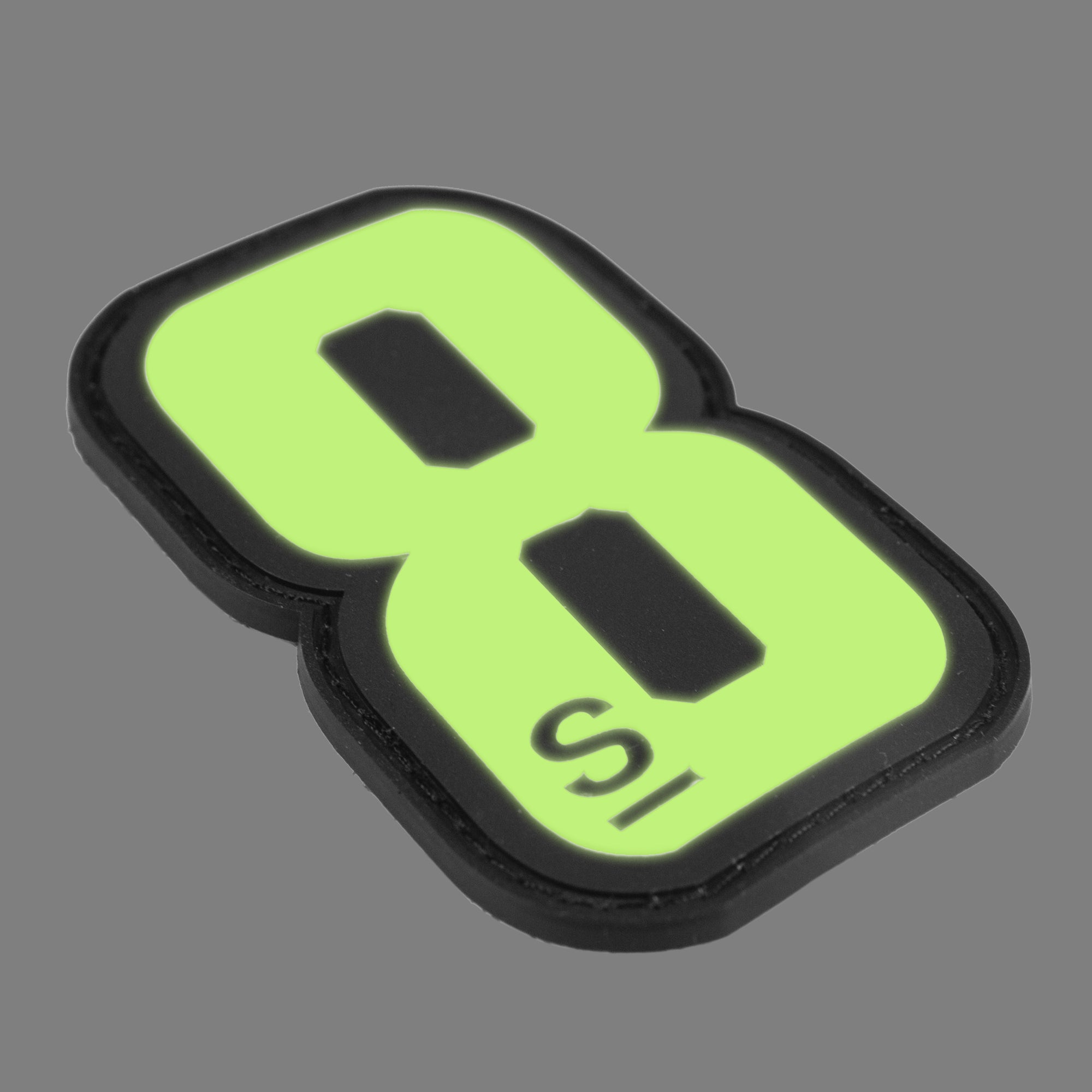 NUMBERS PATCH 8 – WHITE/DRP GLOW