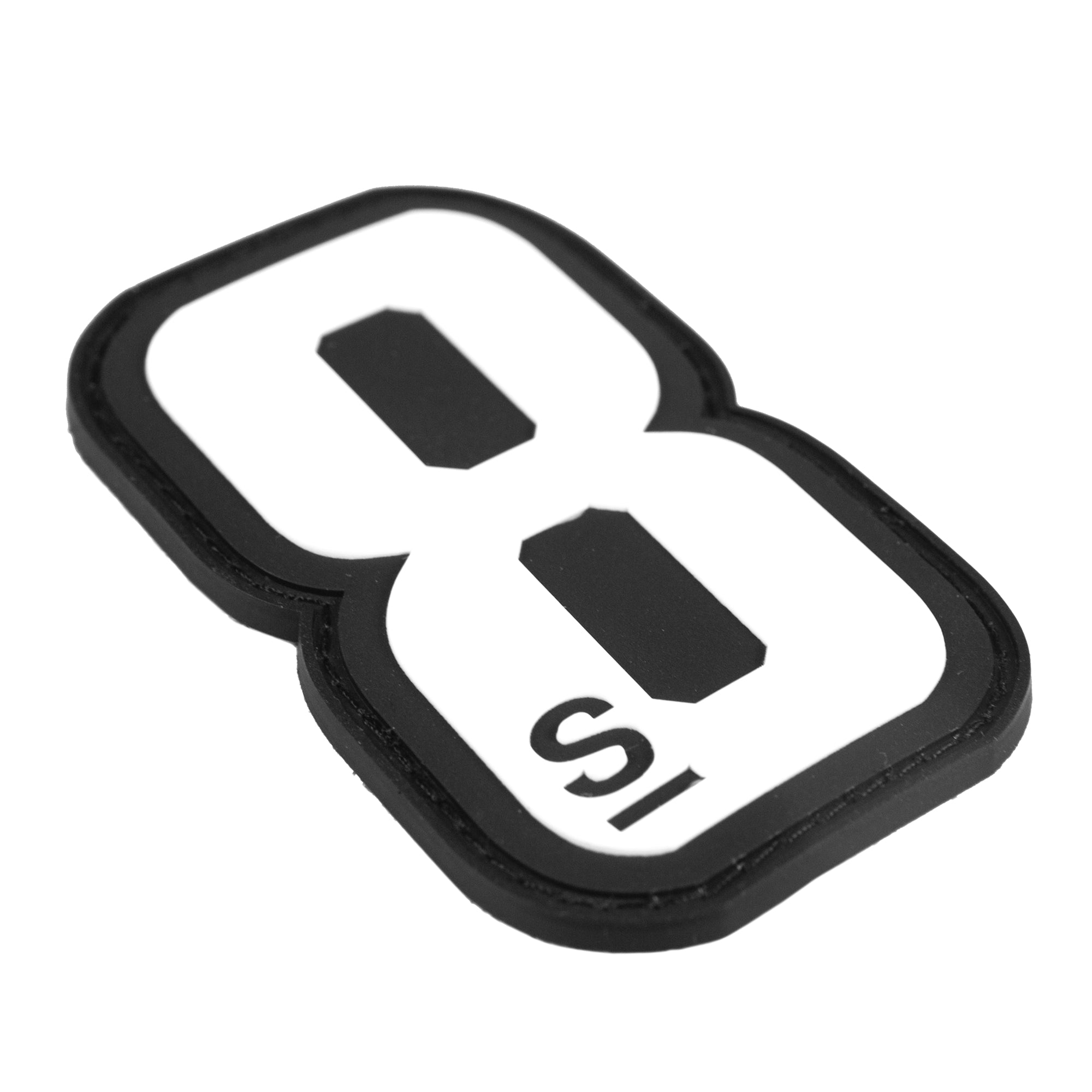 NUMBERS PATCH 8 – WHITE/DRP GLOW